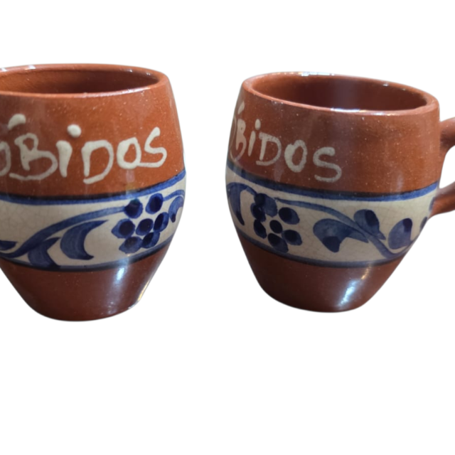 Par de cerâmicas artesanais portuguesas
