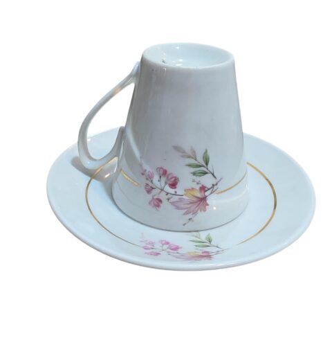 Par de xícaras de café, porcelana Real