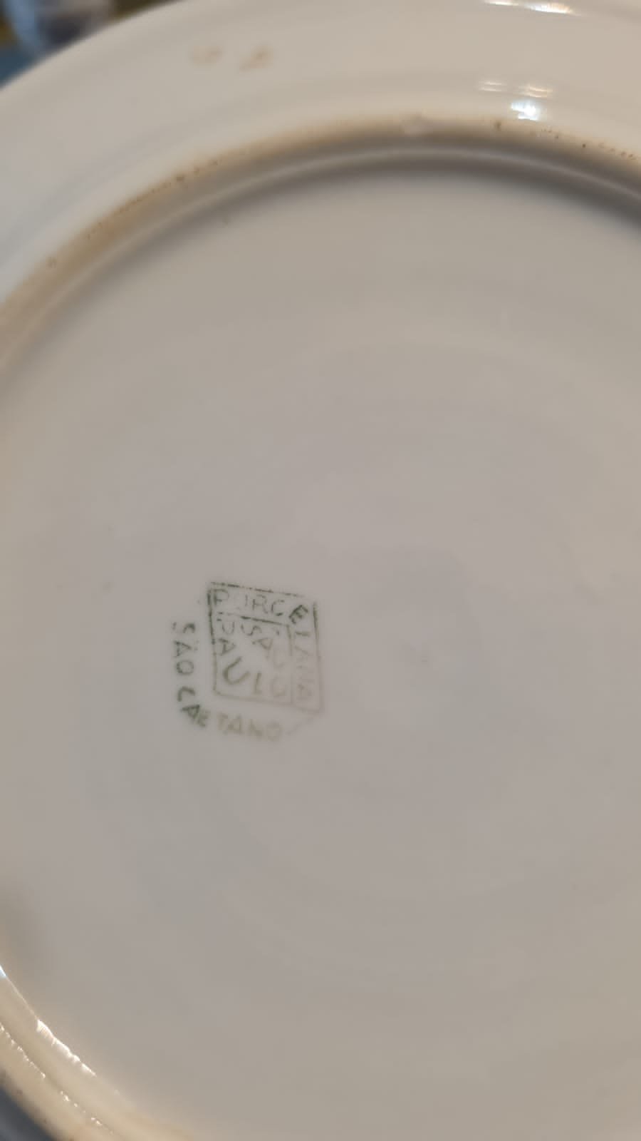 Conjunto de antigas porcelanas de restaurantes - Imagem 5