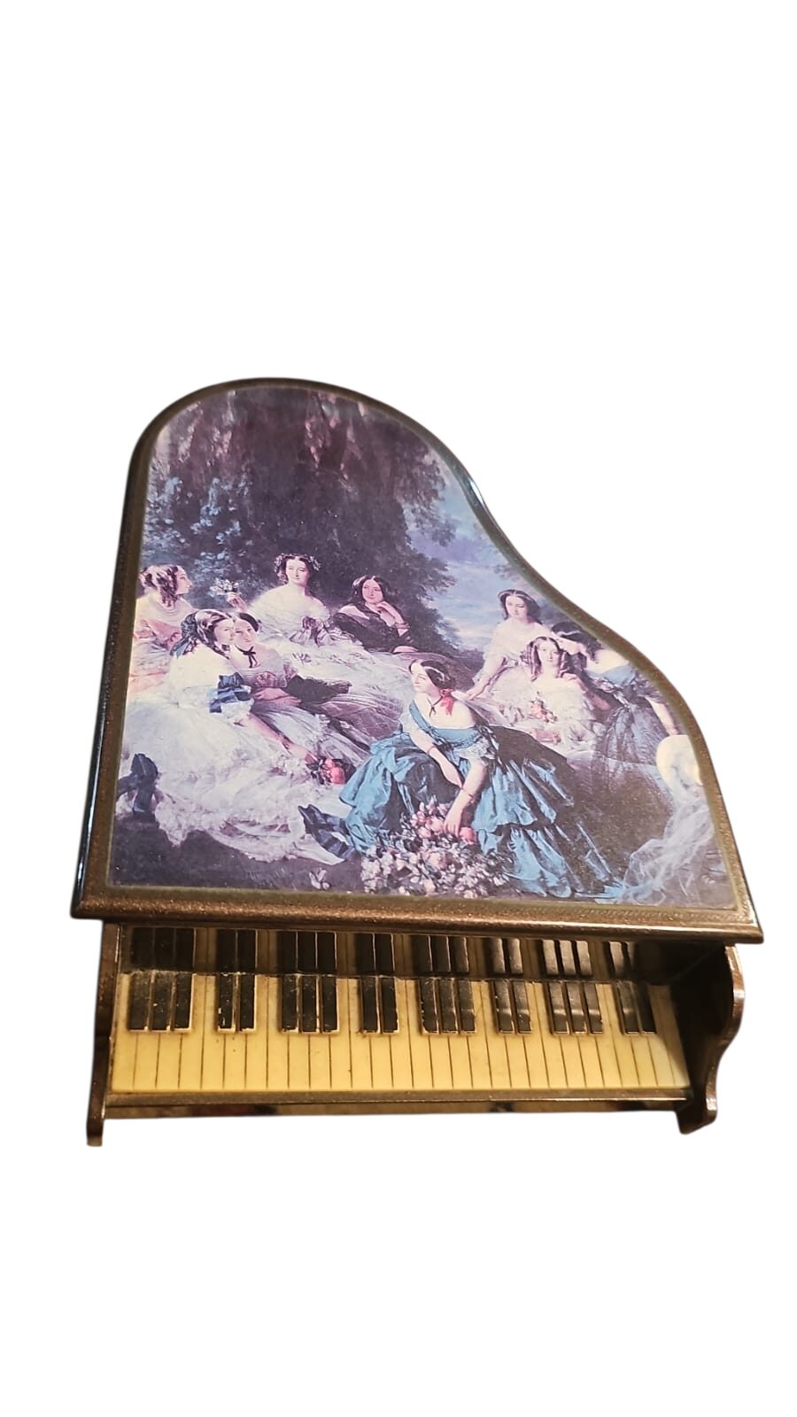 Antigo piano porta joias