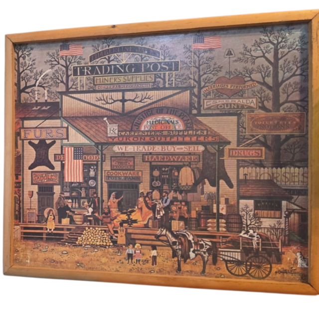 Quadro com antigo poster