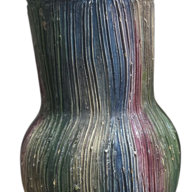 Vaso antigo grande, feito a mão
