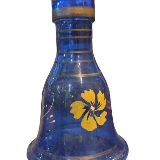 Garrafa/Vaso azul cobalto