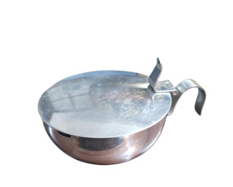 Antigo e raro açucareiro inox