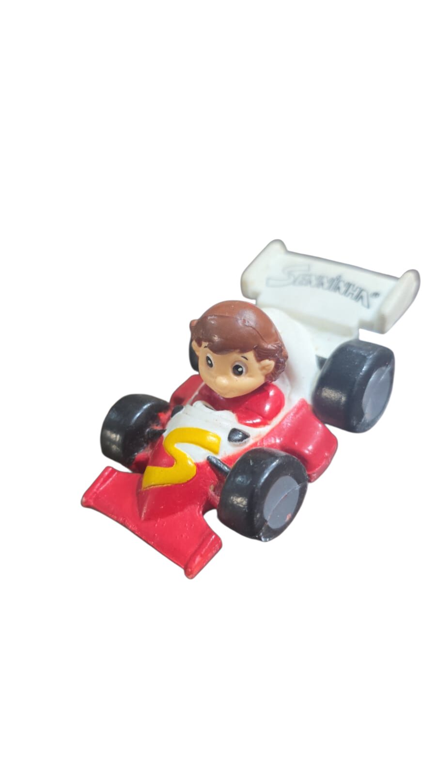 Raríssimo Brinquedo Miniatura do Seninha (Ayrton Senna) fabricado pela Tec Toy