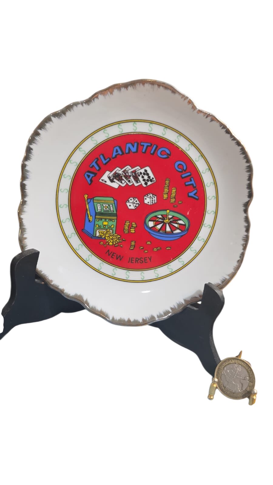 Antiga porcelana americana de pendurar