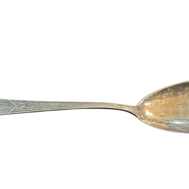 Antiga colher de servir, alemã WMF, espessurada a prata