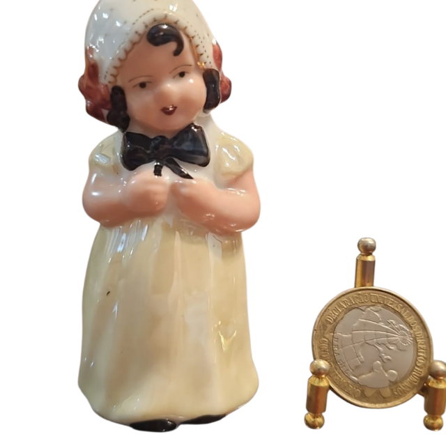 Daminha de porcelana pintada a mão