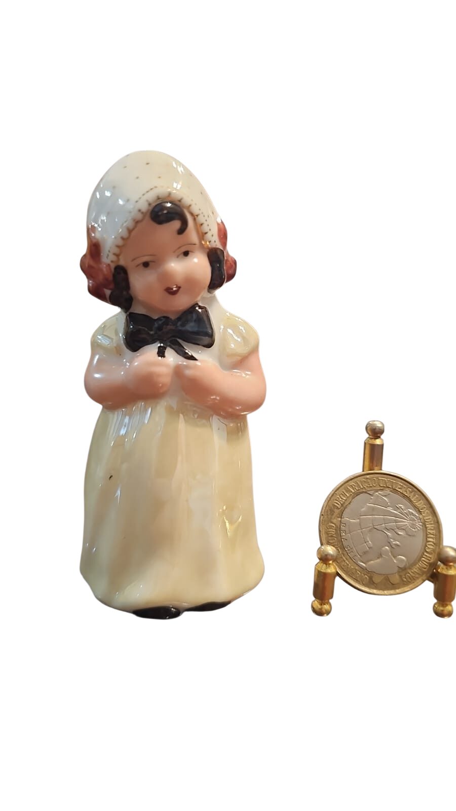 Daminha de porcelana pintada a mão