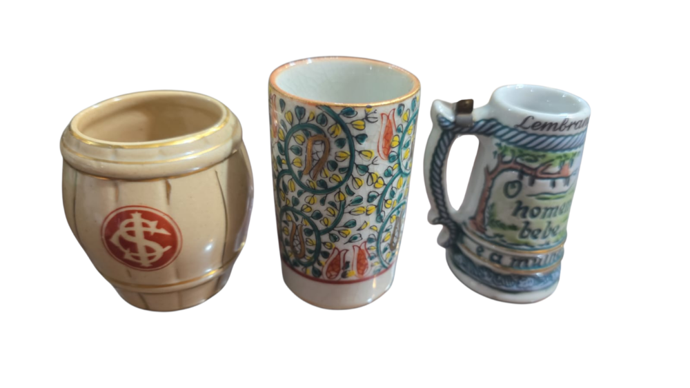 Trio de canecas