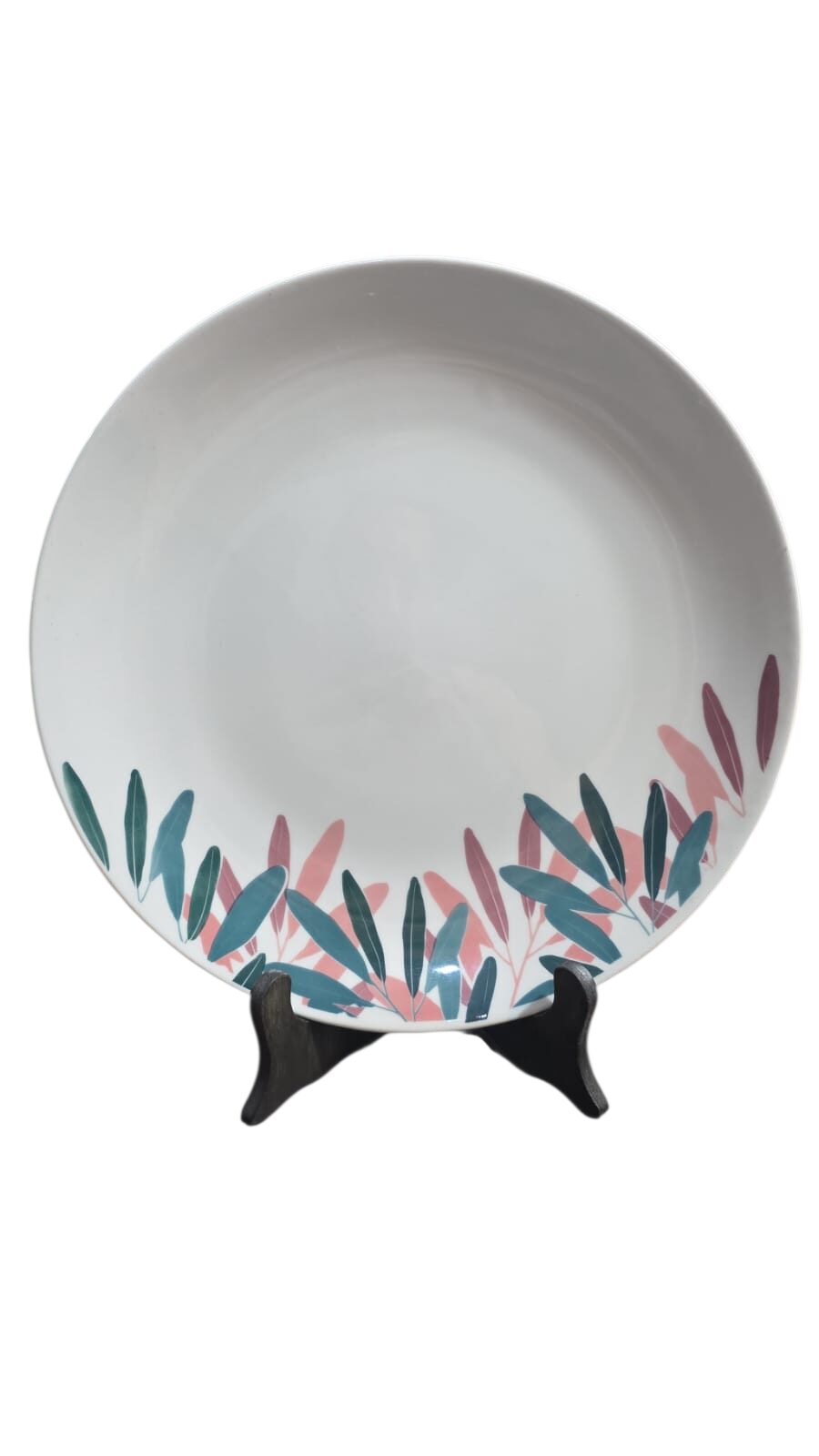Belo prato de bolo de porcelana Oxford