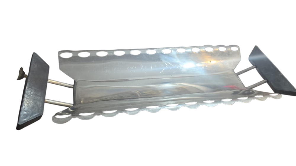 Porta rocambole antigo inox