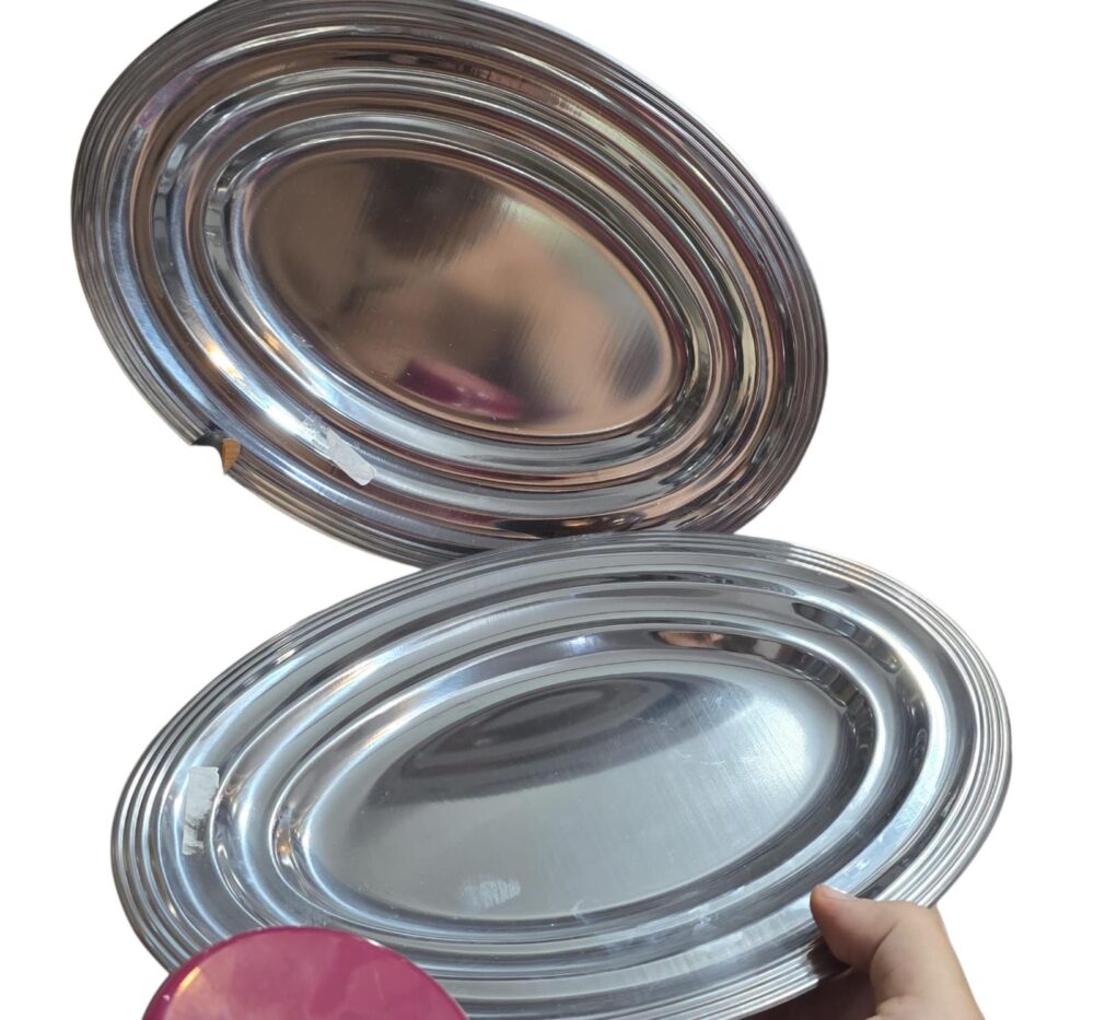 Travessas inox. (valor unitário)