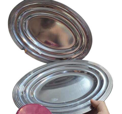 Travessas inox. (valor unitário)