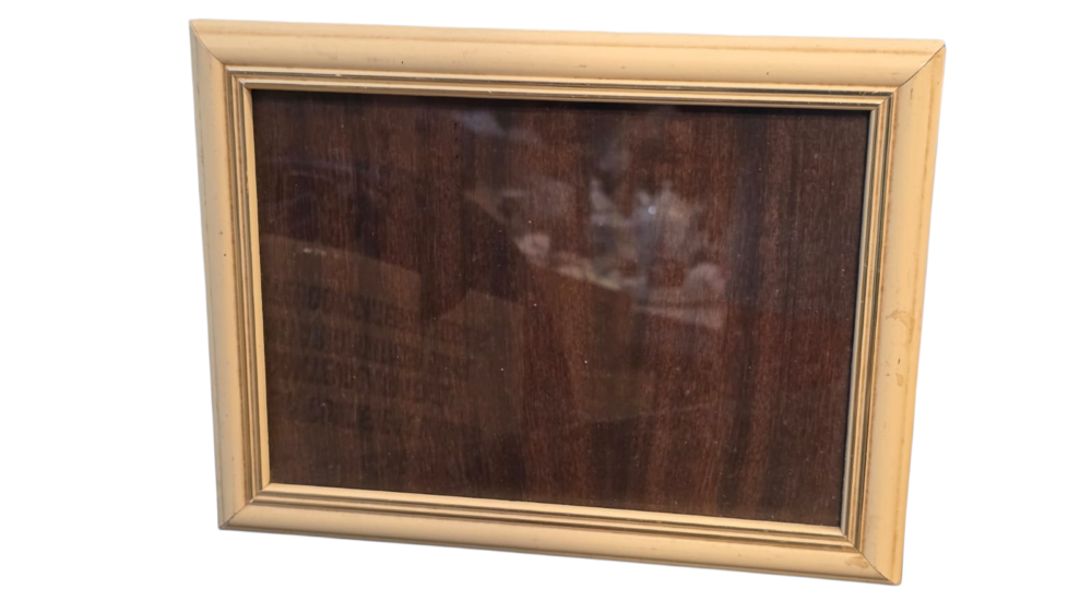 Porta retrato de madeira
