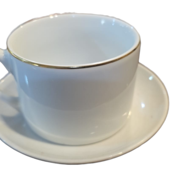 Xícara de chá de porcelana