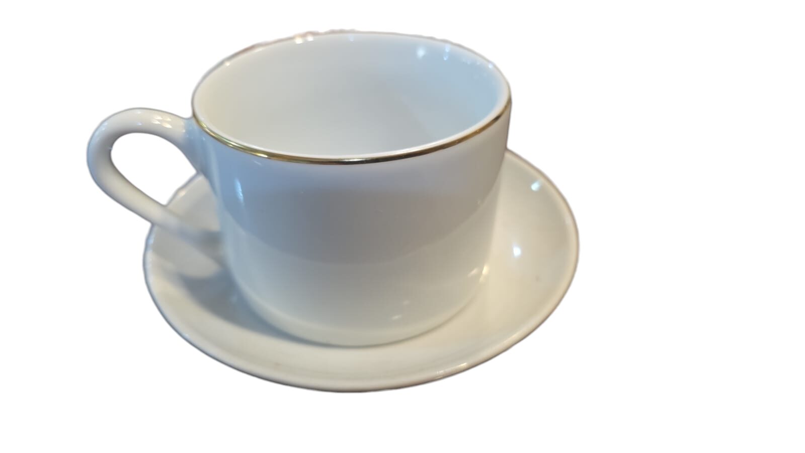 Xícara de chá de porcelana