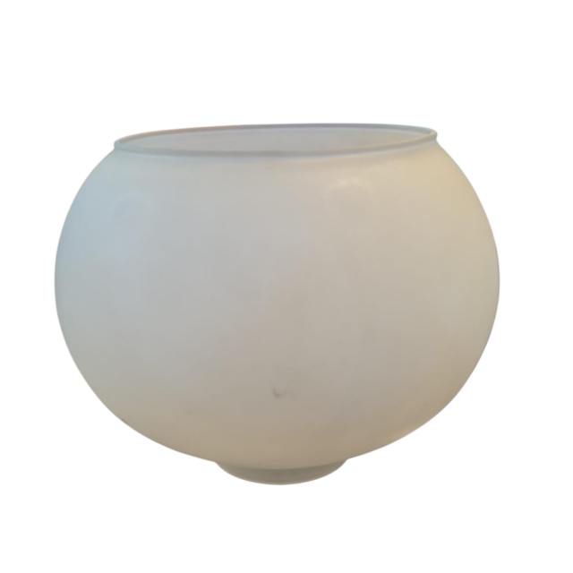 Cúpula para abajur em vidro satiné