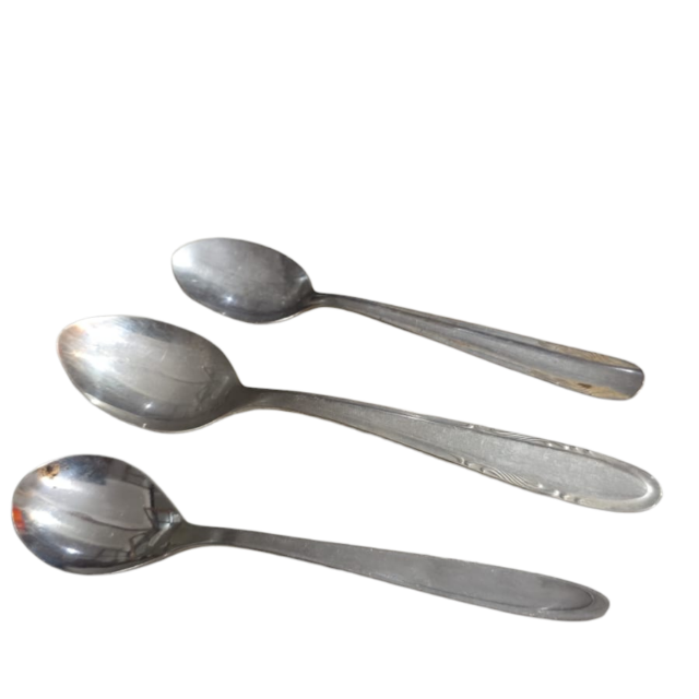 Trio de colheres Hércules inox