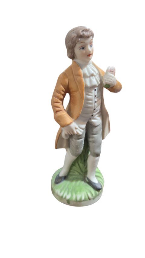 Escultura fidalgo de porcelana