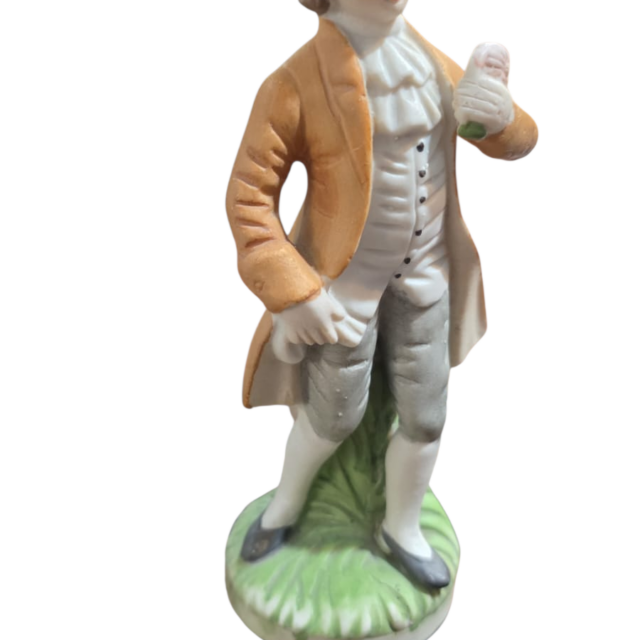 Escultura fidalgo de porcelana