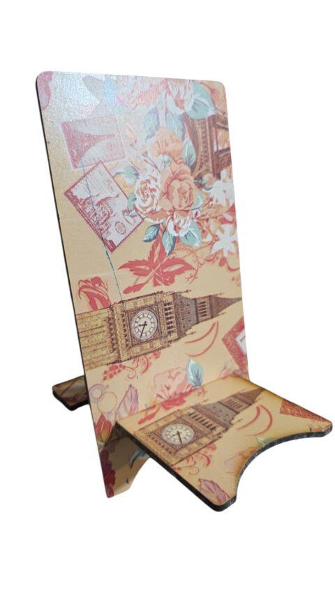 Porta livro com arte europeia