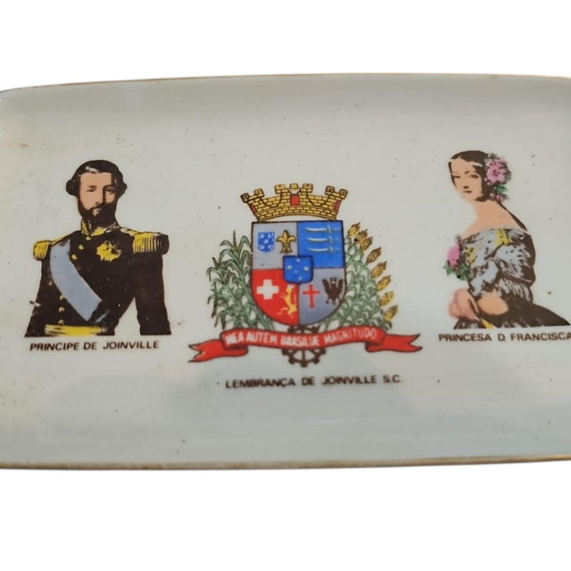 Antiga travessa de porcelana Schmidt