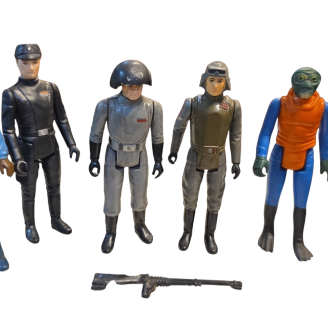 Raros brinquedos StarWars, início da década de 80, final da década de 70
