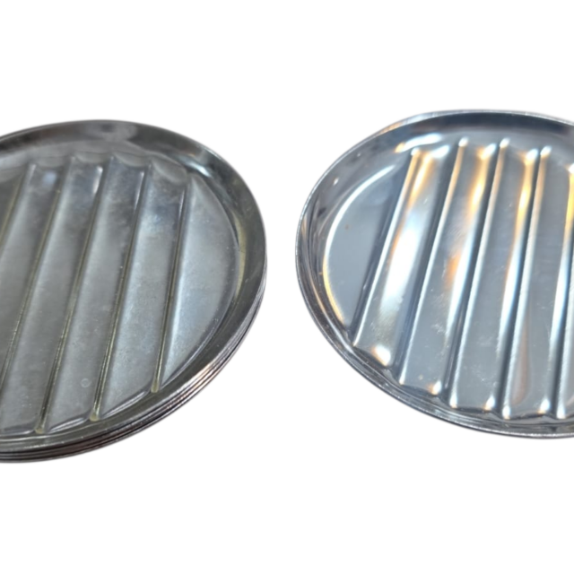 Conjunto com cinco porta copos inox
