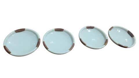 Quarteto de bowls de porcelana
