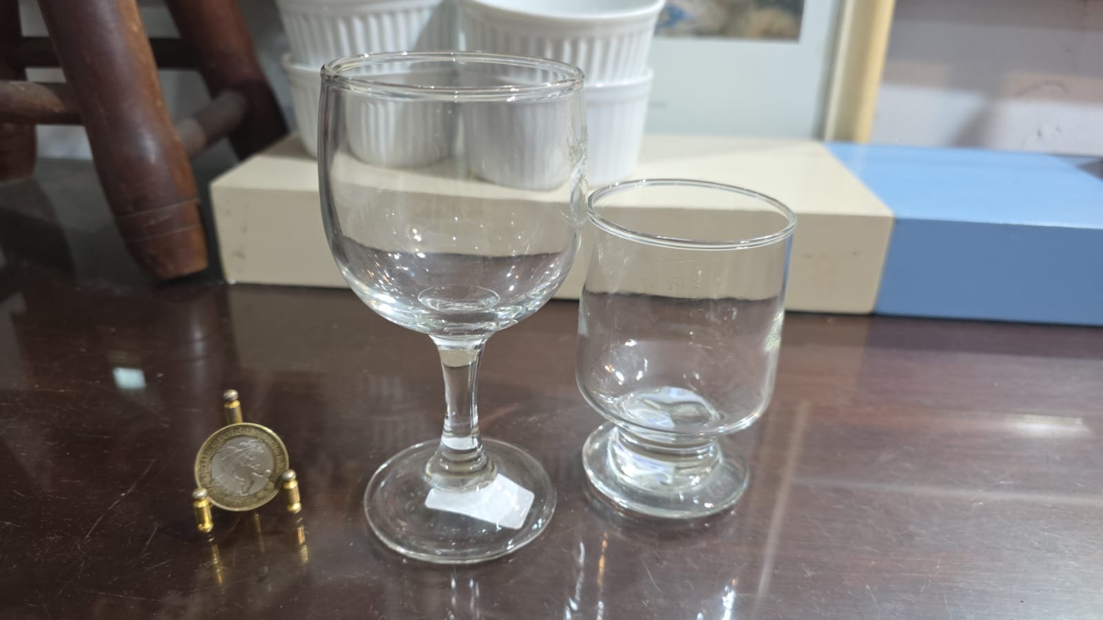 Par de taças de cristal - Imagem 2