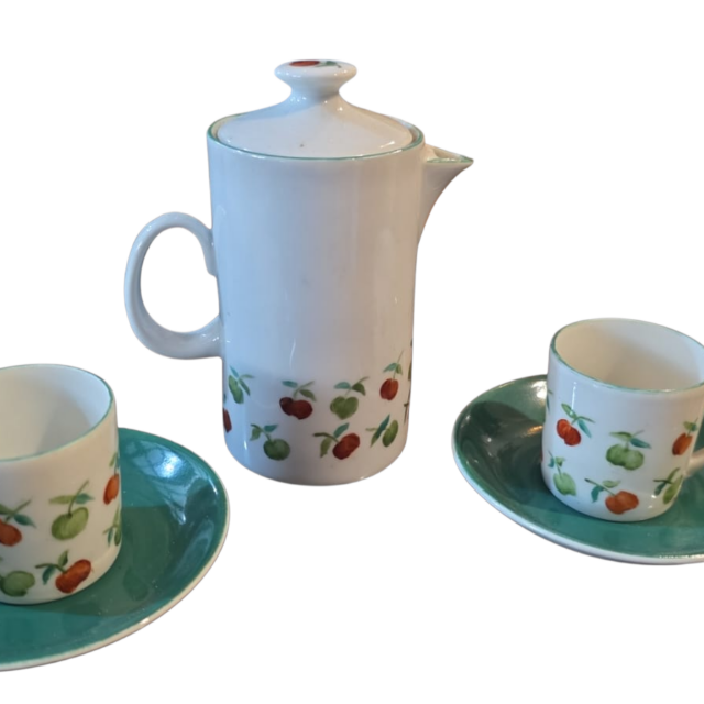 Conjunto de porcelana pintado a mão