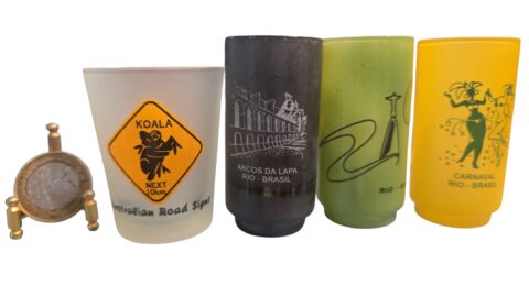 Lote de copinhos antigos de shot