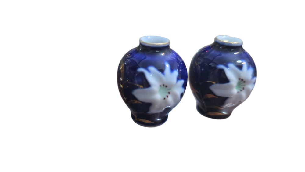 Vasinhos miniaturas de porcelana japonesa