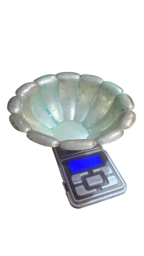 Antigo bowl em prata 800, 102g
