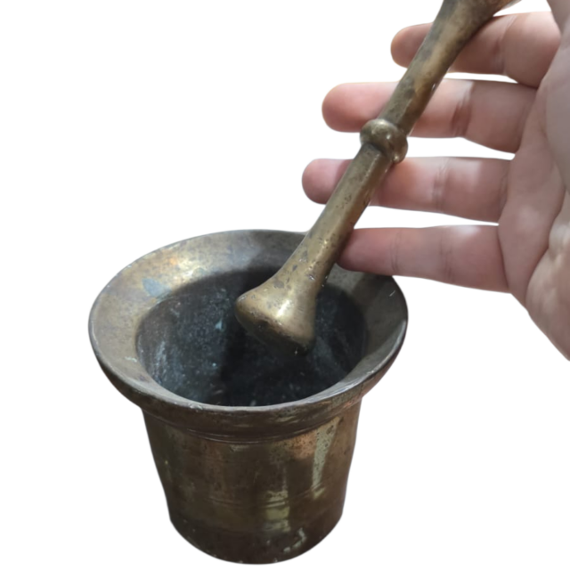 Almofariz em Bronze maciço