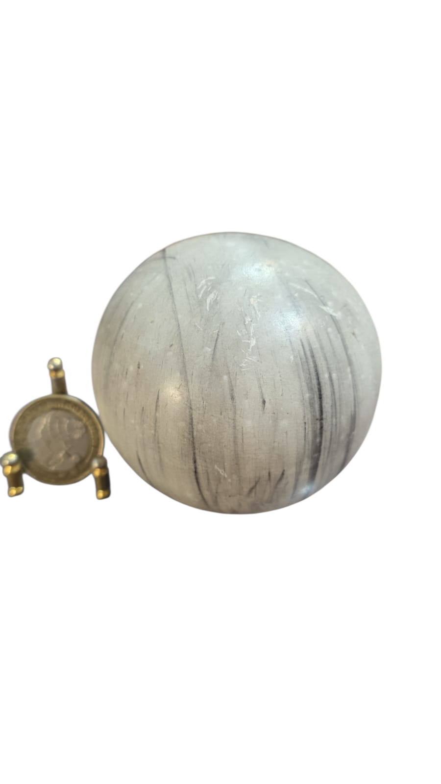 Esfera decorativa de cerâmica