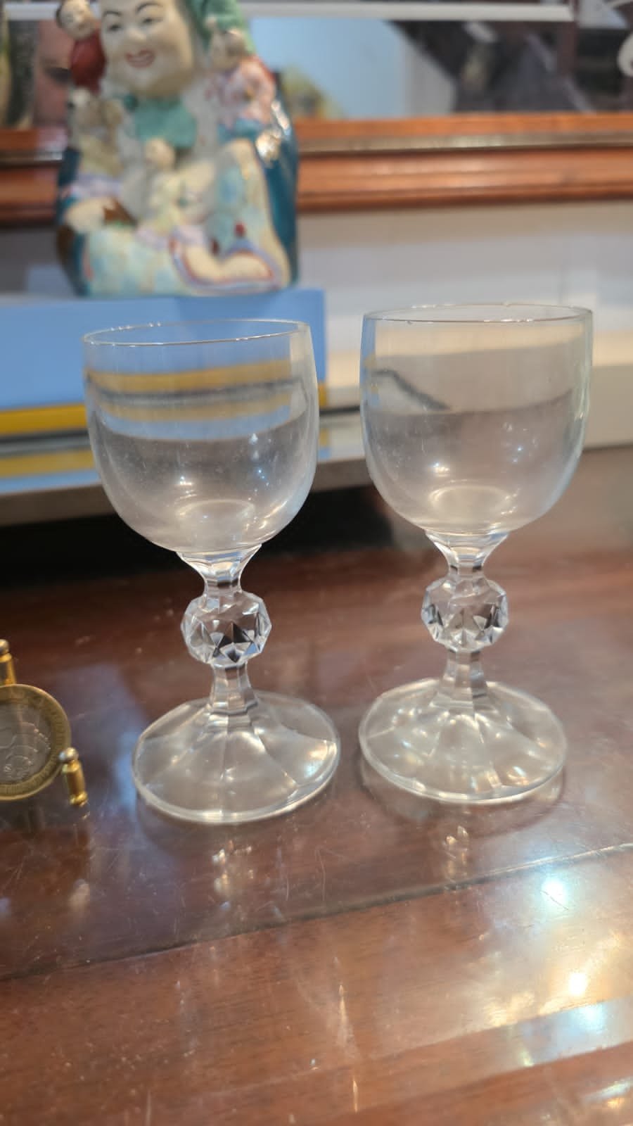 Par de taças de cristal - Imagem 2