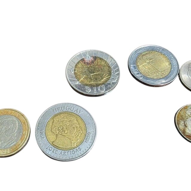Antigas moedas estrangeiras