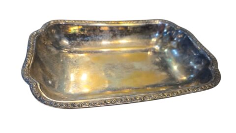 Travessa funda espessurada a prata