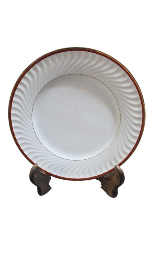 Porcelana Vista Alegre Portugal, canelados na borda