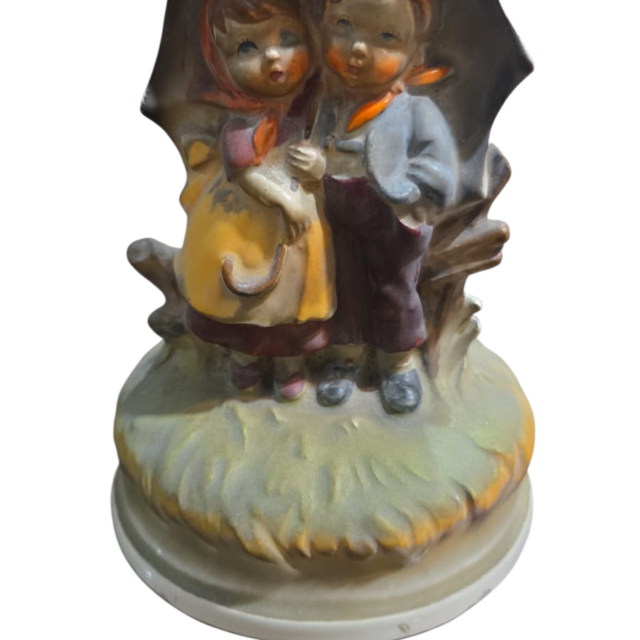 Antiga porcelana musical a corda japonesa