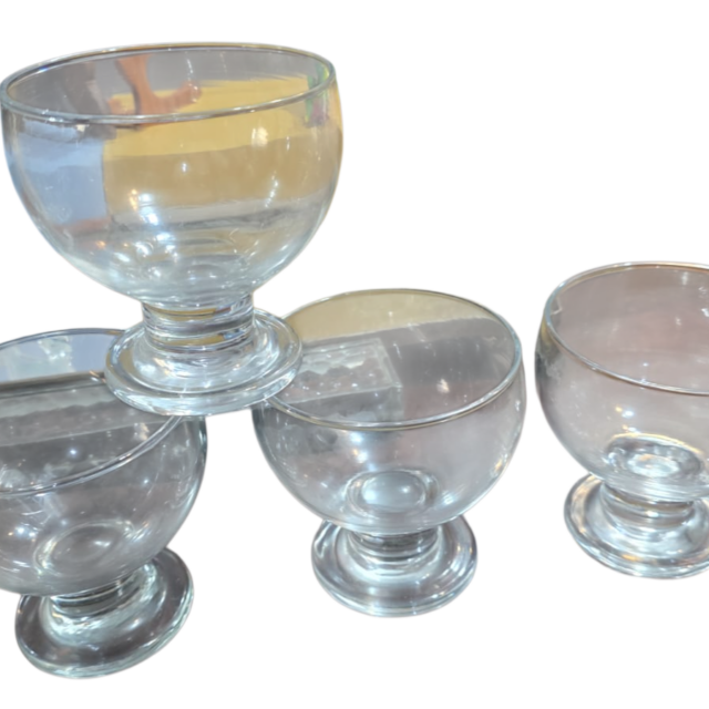 Taças de sobremesa de cristal.(valor unitário)