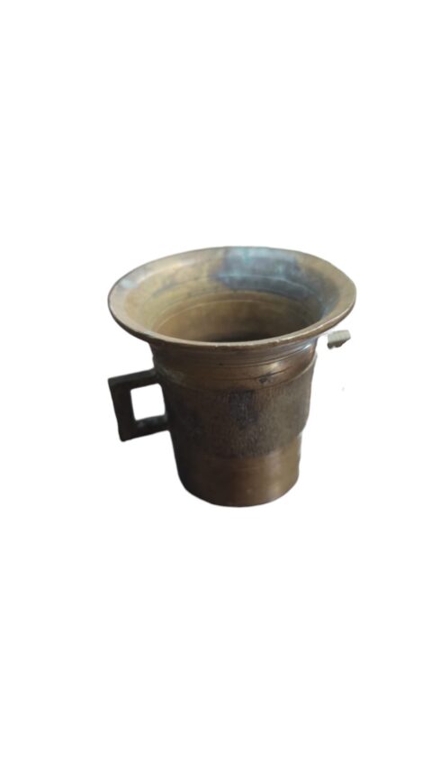 Almofariz de bronze com alças