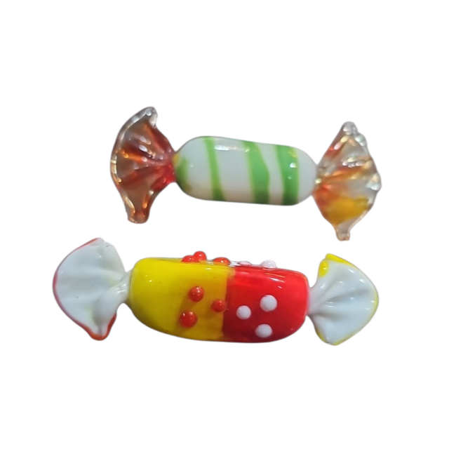 Par de balas de Murano italiano