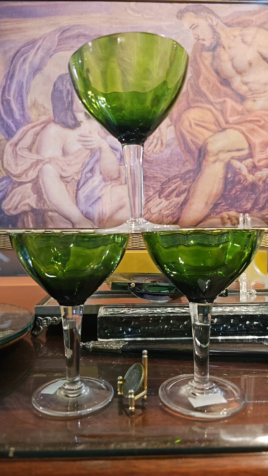 Elegantes taças de cristal - Imagem 2