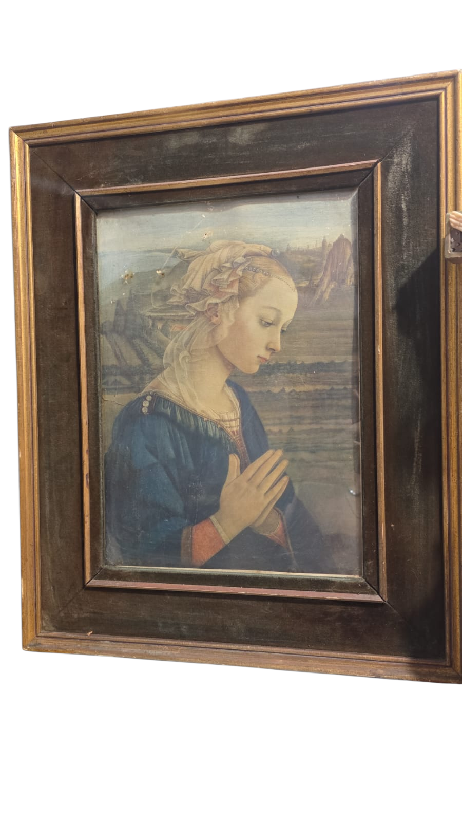 Quadro antigo com famosa ilustração