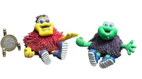 Par de brinquedo antigo Koosh Lings