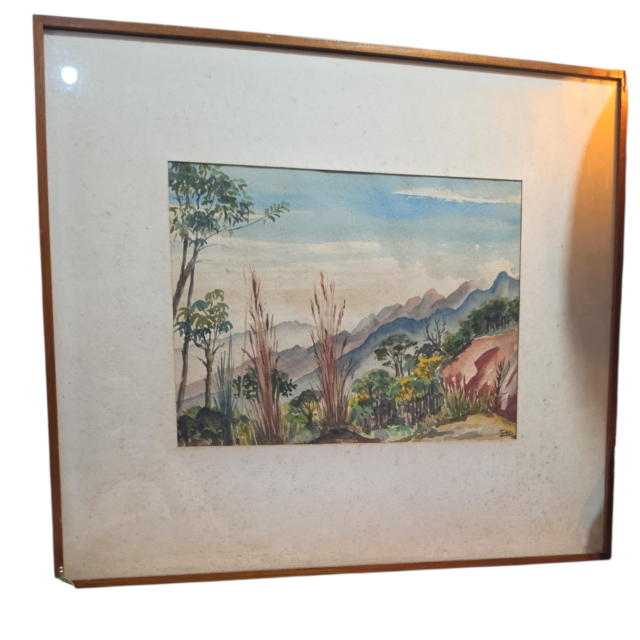 Belo quadro de paisagem