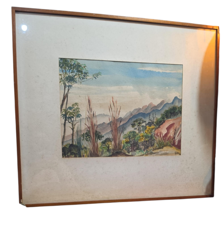 Belo quadro de paisagem